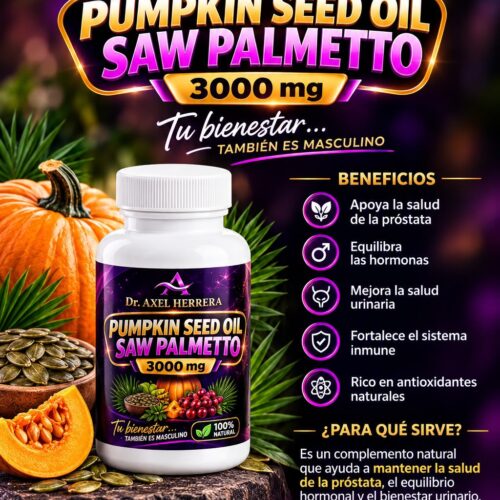 Pumpkin Seed Oil Saw Palmetto 3000 mg