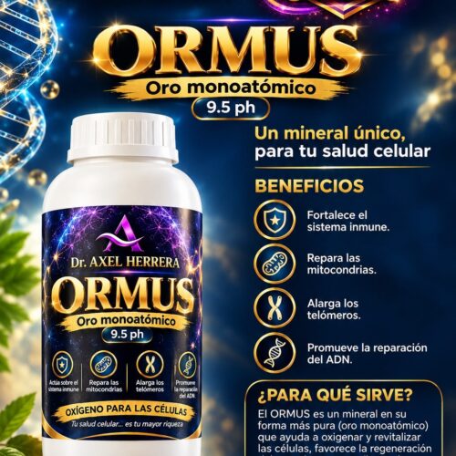 ORMUS Oro Monoatómico 9.5 pH
