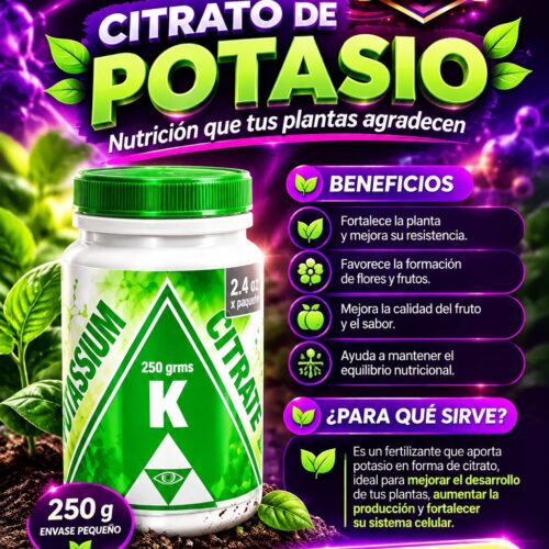 Citrato de Potasio 250 g