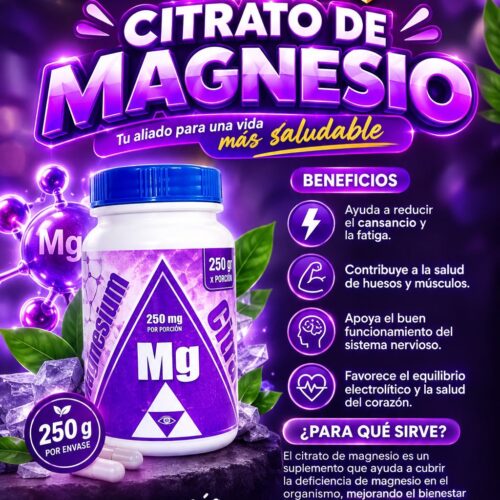 Citrato de Magnesio 250 g